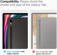 Захисне скло Spigen для Galaxy TAB S9/ S9 FE/ S10 FE/ S10 Lite (1 шт) EZ FIT (AGL07000)