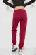 Спортивные штаны женские на флисе, цвет бордовый, 247R7556