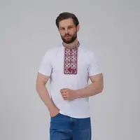 Футб.белый чел."Зорненое Сияние"крас.выш. M-33-3XL