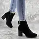 Ботильоны женские Fashion Jakie 2289 40 размер 25,5 см Черный