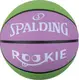 Мяч баскетбольный Spalding Rookie зеленый розовый