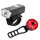 Велофонарь BSK-1133 XPG+STOP-3SMD (red) с аккумулятором