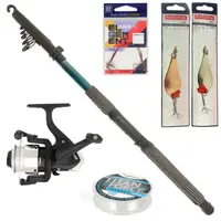 Рыболовный набор на хищника "Pike Hunter" спиннинг Kalipso 2.1 м с катушкой и леской