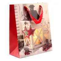 Пакет бумажный "Warm Christmas" 26 х 32 см