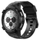 Чехол и ремешок Spigen для Galaxy Watch 4 Classic (42mm) Rugged Armor Pro 2 in 1, Black (ACS03833)