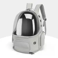 Рюкзак для перенесення котів та собак 43х30х23 CosmoPet CP-52 Gray