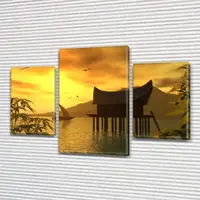 Картина модульная на ПВХ ткани, 60х90 см, (40x25-2/60x35)