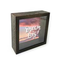 Копилка (копилка) "Dream big" коричневая 20*20 см гпхркп0024ка Гранд Презент гпхркп0024ка
