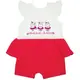 Боди детский хлопковый девочки GABBI PS-19-14-2 Тропики Коралловый на рост 86 (11689)