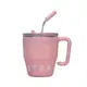 Термокружка Coffee & Tea с трубочкой розовая HP-14-23P