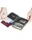Кошелек на молнии OGON Quilted passport, серебристый