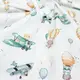 Детский непромокаемый наматрасник 70х140 ANIMALS AVIATORS