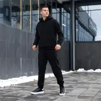Флисовый костюм 007/2 Черный XXL