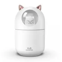 Зволожувач повітря Humidifier H2O Cat USB з котиком на 300мл Білий