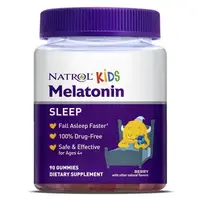 Натуральная добавка Natrol Kids Melatonin 1 mg, 90 желеек Ягоды
