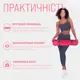 Коврик для йоги и фитнеса EasyFit TPE+TC 6 мм двухслойный + Чехол розовый cо св.розовым