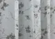 Тюль батист, коллекция "Flora". Цвет белый с серым принтом. Код 1535т