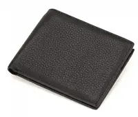 Кожаное мужское портмоне Tiding Bag черное