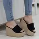Шлепанцы женские Fashion Haboko 2819 40 размер 25,5 см Черный
