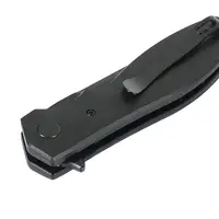 Тактичний складаний ніж M-Tac Type 6 Black з клинком у рукояті ніж сталевий розкладний кишеньковий,  армійський
