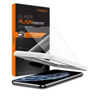 Защитное стекло Spigen для iPhone 11 Pro Max/XS Max (Без рамки для поклейки) - Align Master (1 шт) (AGL00097)