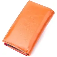 Шкіряний гаманець в три складання для жінок ST Leather 19442 Різнокольоровий