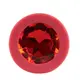 Анальная пробка - Colorful Joy Jewel Red Plug Small