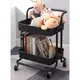 Этажерка на колесах 2яр 43*36*48см WW01356 black