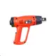 Фен промышленный MPT PROFI, 2000 Вт, 60-630°С, 300-500 л/мин, насадки 2 шт. Red (MHG2005V)