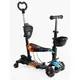Самокат 5в1 "Best Scooter", (з доп. колесами, захисний бампер, PU колеса зі світлом, в коробці)