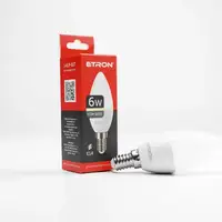 Лампа светодиодная ETRON Light Power 1-ELP-027 C37 6W 3000K 220V E14