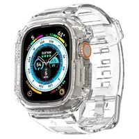 Чехол и ремешок Spigen для Apple Watch Ultra (49 mm) - Rugged Armor Pro 2 in 1, Crystal Clear (ACS05461)
