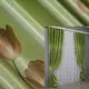 Фотошторы (2шт. 1х2,65м.) с цветочным принтом двусторонние. Цвет оливковый. Код 1388ш 31-645