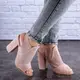 Женские босоножки на каблуке Fashion Mildred 1720 39 размер 25 см Бежевый