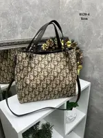 Беж - велика стильна та вмістка сумка легко вміщує формат А4 0120-4