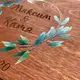 Свадебный альбом из дерева с гравировкой и цветной печатью