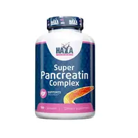 Натуральная добавка Haya Labs Super Pancreatin Enzymes, 100 капсул