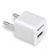 Сетевое зарядное устройство с евровилкой U5 Cube 1.0A 1*USB 220V white Remax 32602