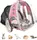 Рюкзак переноска для животных раздвижной CosmoPet CP-15 для кошек и собак 39x34x21 см Pink