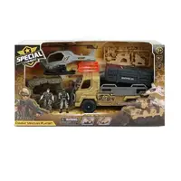 Игровой военный набор, машина с запускателем, вертолет. Green (142867)