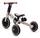 Беговел детский 3-х колесный с педалями 3в1 KiderKraft 4TRIKE Silver Grey / Велобег для детей