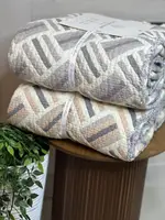 Покривало євро двостороннє з багатошарового мусліну Colorful Home 19949 200х220 см сіре