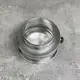 Гейзерна кофеварка 70 мл Alessi Pulcina на 1 чашку с красной ручкой