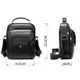 Сумка мужская из плотной кожи 14995 Vintage Черная