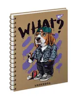 Тетрадь для записей в клетку В6 YES Cool animals Dog 681917 120 листов