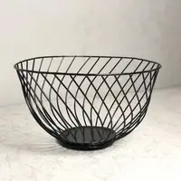 Фруктовница DecorArt "Завиток 2" 25x14 см черный