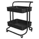 Этажерка на колесах 2яр 43*36*48см WW01356 black