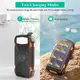 УМБ Solar power bank with LED light 20000mAh PN-W20S IPX4 |2USB/Type-C, 18W/3A, PD/QC, Qi|