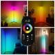Угловая LED RGB Bluetooth лампа торшер с сенсорным пультом и управление приложением Corner Light
