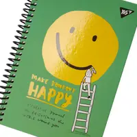 Блокнот для записів у крапку на спіралі А5 YES 7 БЦ Smile 152018 64 листа